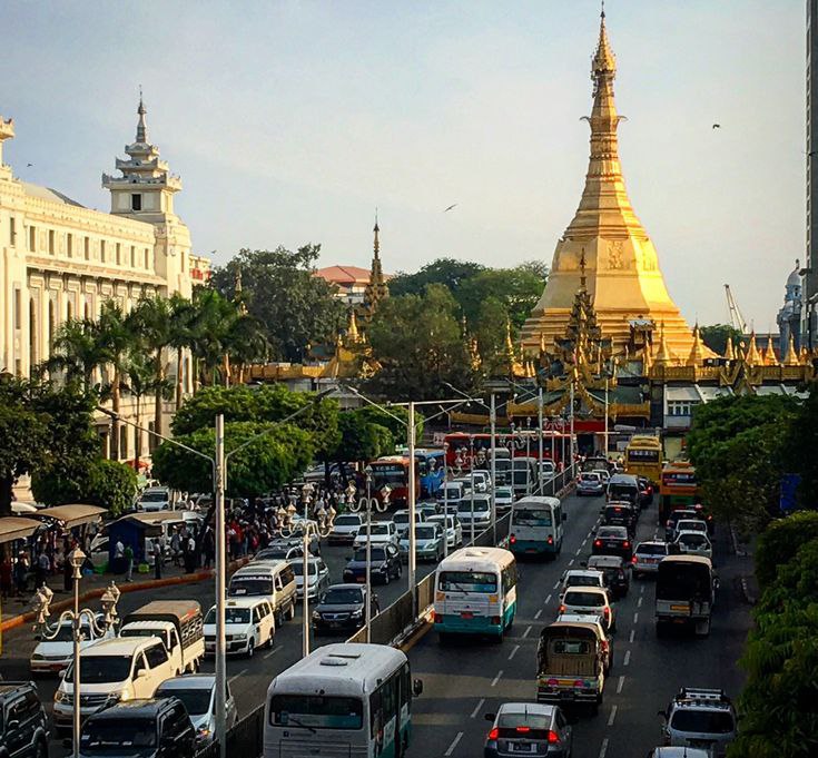 Downtown Yangon